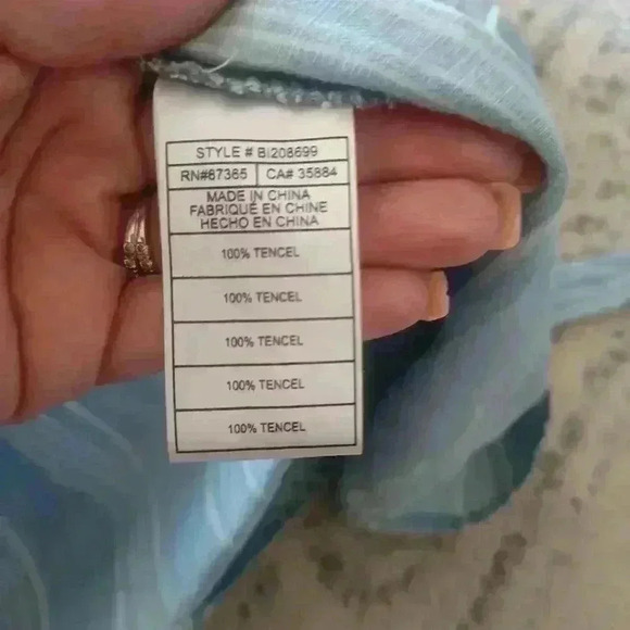 BB Dakota Women’s Blue and Striped Tailyn Tie Front Midi Nautical Dress S - Picture 11 of 15